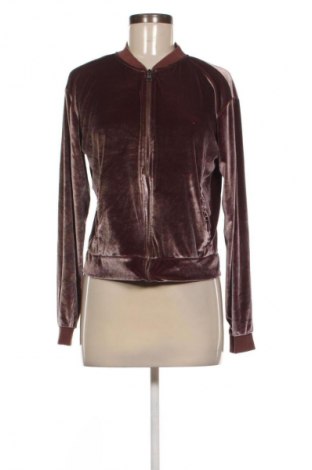 Дамско спортно горнище Pull&Bear, Размер M, Цвят Кафяв, Цена 22,99 лв.