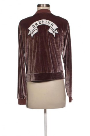 Дамско спортно горнище Pull&Bear, Размер M, Цвят Кафяв, Цена 22,99 лв.