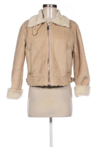 Dámska bunda  Bershka, Veľkosť S, Farba Béžová, Cena  24,49 €
