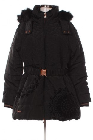 Kurtka damska Desigual, Rozmiar XL, Kolor Czarny, Cena 265,16 zł