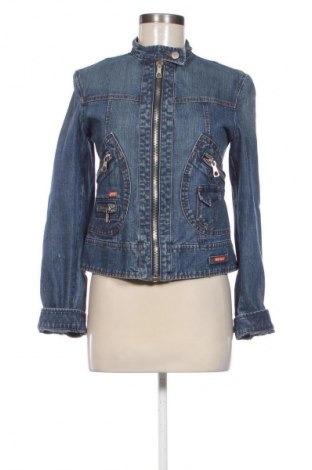 Γυναικείο μπουφάν Miss Sixty, Μέγεθος M, Χρώμα Μπλέ, Τιμή 45,52 €