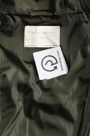 Kurtka damska Zara, Rozmiar M, Kolor Zielony, Cena 94,38 zł