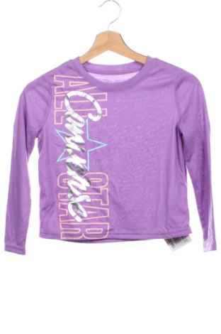Детска блуза Converse, Размер 6-7y/ 122-128 см, Цвят Лилав, Цена 46,99 лв.