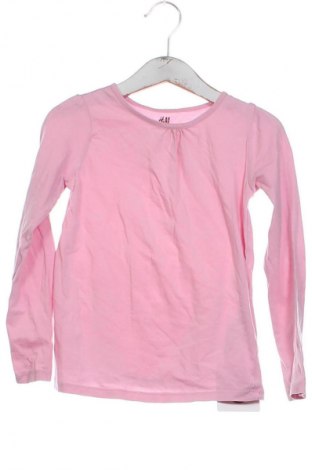 Детска блуза H&M, Размер 4-5y/ 110-116 см, Цвят Розов, Цена 12,00 лв.
