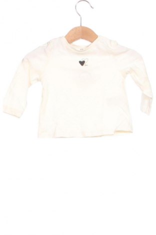 Детска блуза H&M, Размер 6-9m/ 68-74 см, Цвят Екрю, Цена 12,00 лв.
