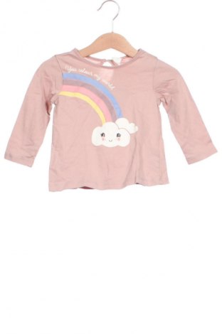 Παιδική μπλούζα H&M, Μέγεθος 9-12m/ 74-80 εκ., Χρώμα Σάπιο μήλο, Τιμή 6,14 €