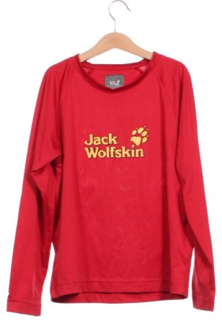 Детска блуза Jack Wolfskin, Размер 10-11y/ 146-152 см, Цвят Червен, Цена 25,08 лв.