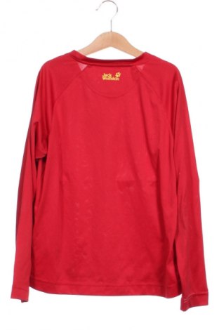 Детска блуза Jack Wolfskin, Размер 10-11y/ 146-152 см, Цвят Червен, Цена 25,08 лв.