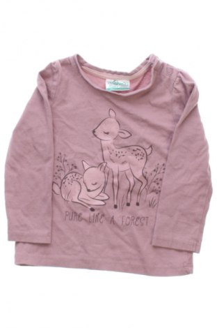 Детска блуза Pepco, Размер 9-12m/ 74-80 см, Цвят Пепел от рози, Цена 10,88 лв.