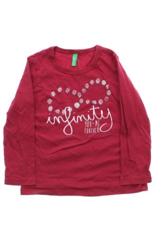 Kinder Shirt United Colors Of Benetton, Größe 18-24m/ 86-98 cm, Farbe Rot, Preis 12,00 €