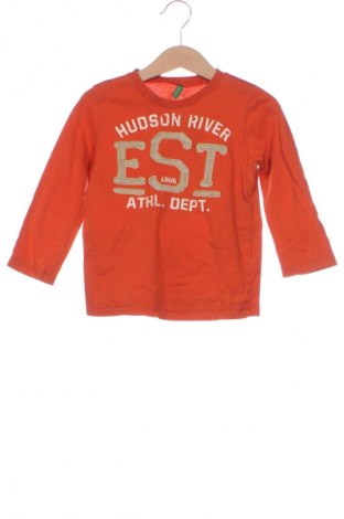 Детска блуза United Colors Of Benetton, Размер 4-5y/ 110-116 см, Цвят Оранжев, Цена 23,00 лв.