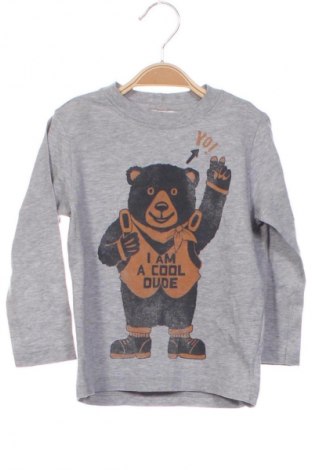Dziecięca bluzka United Colors Of Benetton, Rozmiar 18-24m/ 86-98 cm, Kolor Szary, Cena 52,87 zł