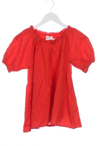 Детска блуза Zara, Размер 6-7y/ 122-128 см, Цвят Червен, Цена 14,06 лв.