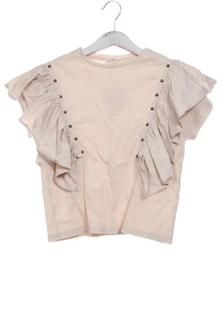 Dziecięca bluzka Zara, Rozmiar 7-8y/ 128-134 cm, Kolor Beżowy, Cena 32,32 zł