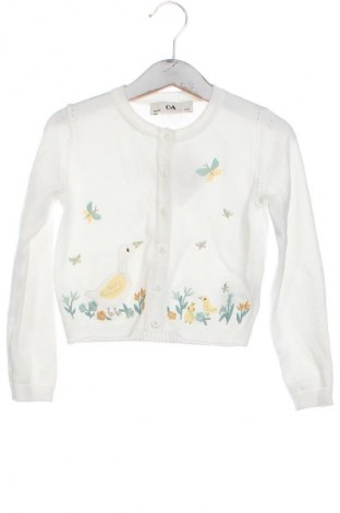 Παιδική ζακέτα C&A, Μέγεθος 2-3y/ 98-104 εκ., Χρώμα Λευκό, Τιμή 4,86 €