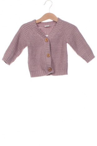 Detský kardigán H&M, Veľkosť 3-6m/ 62-68 cm, Farba Popolavo ružová, Cena  8,70 €