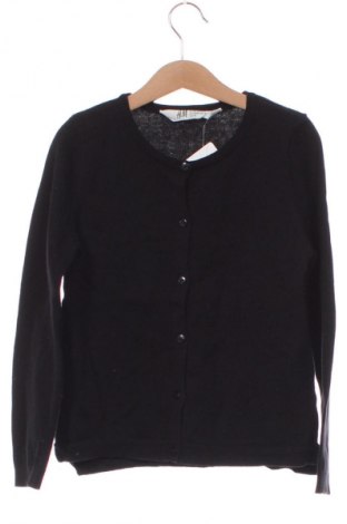 Pulover cu nasturi pentru copii H&M, Mărime 6-7y/ 122-128 cm, Culoare Negru, Preț 44,74 Lei