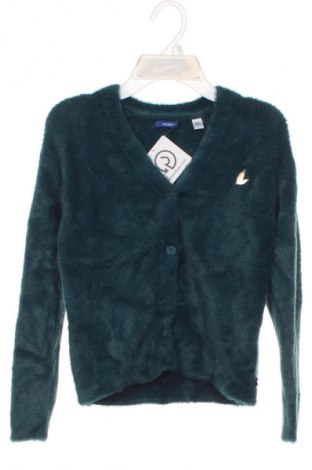 Kinder Strickjacke Okaidi, Größe 8-9y/ 134-140 cm, Farbe Grün, Preis 15,35 €