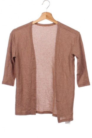 Kinder Strickjacke SHEIN, Größe 6-7y/ 122-128 cm, Farbe Braun, Preis 8,99 €