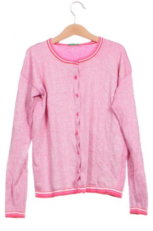 Детска жилетка United Colors Of Benetton, Размер 12-13y/ 158-164 см, Цвят Розов, Цена 25,42 лв.