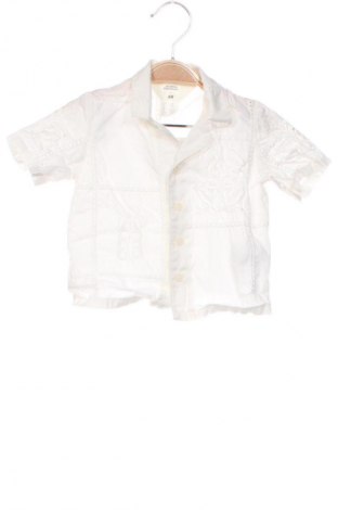 Детска риза H&M, Размер 3-6m/ 62-68 см, Цвят Бял, Цена 12,00 лв.