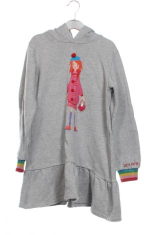 Dziecięca sukienka Agatha Ruiz De La Prada, Rozmiar 7-8y/ 128-134 cm, Kolor Szary, Cena 62,02 zł