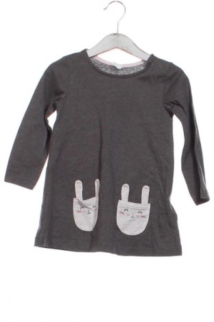 Детска рокля H&M, Размер 18-24m/ 86-98 см, Цвят Сив, Цена 23,94 лв.