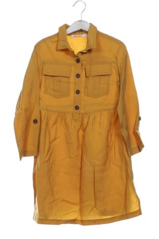 Dziecięca sukienka Zara, Rozmiar 6-7y/ 122-128 cm, Kolor Żółty, Cena 46,30 zł