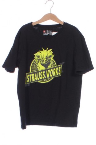 Παιδικό μπλουζάκι Engelbert Strauss, Μέγεθος 12-13y/ 158-164 εκ., Χρώμα Μαύρο, Τιμή 8,00 €