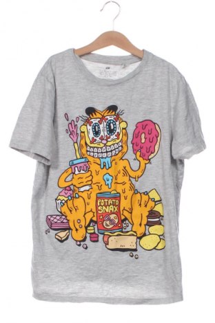 Παιδικό μπλουζάκι H&M, Μέγεθος 12-13y/ 158-164 εκ., Χρώμα Γκρί, Τιμή 6,14 €