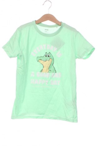 Dziecięcy T-shirt Sinsay, Rozmiar 8-9y/ 134-140 cm, Kolor Zielony, Cena 26,21 zł