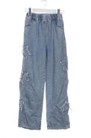 Детски дънки Unbranded, Размер 14-15y/ 168-170 см, Цвят Син, Цена 11,99 лв.