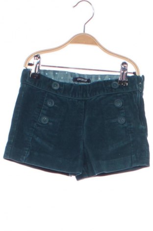 Детски къс панталон Okaidi, Размер 3-4y/ 104-110 см, Цвят Зелен, Цена 14,00 лв.