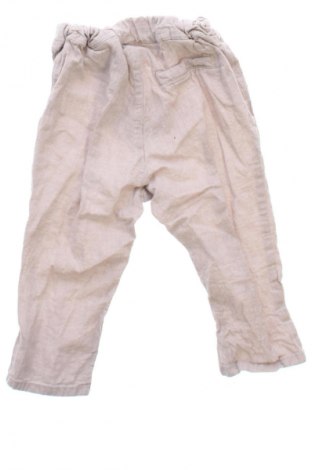 Детски панталон H&M, Размер 9-12m/ 74-80 см, Цвят Бежов, Цена 21,51 лв.