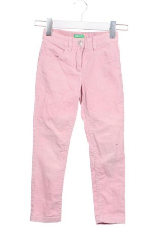 Dětské kalhoty  United Colors Of Benetton, Velikost 6-7y/ 122-128 cm, Barva Popelavě růžová, Cena  316,00 Kč