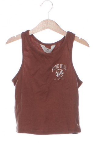 Μπλουζάκι αμάνικο παιδικό H&M, Μέγεθος 8-9y/ 134-140 εκ., Χρώμα Καφέ, Τιμή 6,14 €