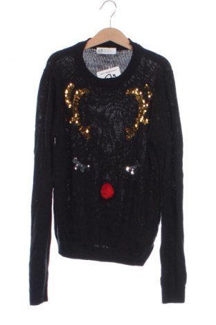 Dziecięcy sweter H&M, Rozmiar 14-15y/ 168-170 cm, Kolor Czarny, Cena 39,08 zł