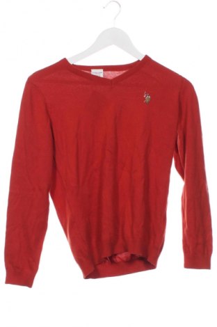 Детски пуловер U.S. Polo Assn., Размер 10-11y/ 146-152 см, Цвят Оранжев, Цена 33,82 лв.
