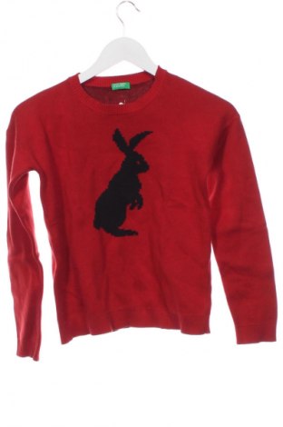 Dětský svetr  United Colors Of Benetton, Velikost 10-11y/ 146-152 cm, Barva Červená, Cena  415,00 Kč
