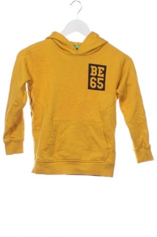 Детски суитшърт United Colors Of Benetton, Размер 7-8y/ 128-134 см, Цвят Жълт, Цена 23,46 лв.