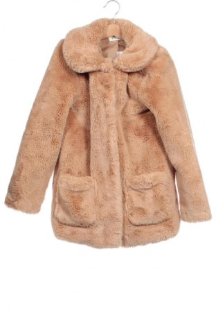 Детско палто H&M, Размер 8-9y/ 134-140 см, Цвят Бежов, Цена 39,14 лв.