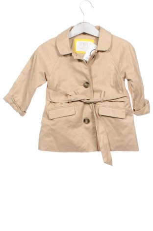 Dětský kabát  Zara, Velikost 9-12m/ 74-80 cm, Barva Béžová, Cena  342,00 Kč