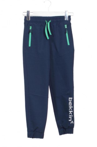Детско спортно долнище Bekkin, Размер 6-7y/ 122-128 см, Цвят Син, Цена 25,00 лв.
