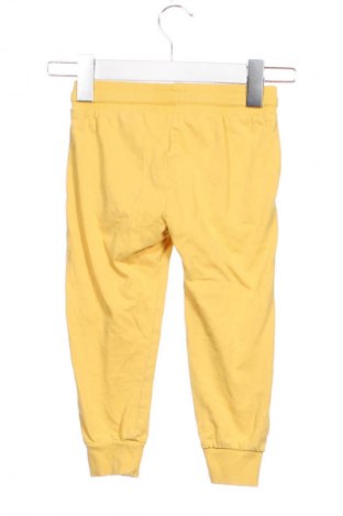 Детско спортно долнище H&M, Размер 2-3y/ 98-104 см, Цвят Жълт, Цена 13,82 лв.
