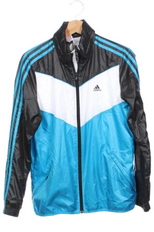 Kinderjacke Adidas, Größe 9-10y/ 140-146 cm, Farbe Blau, Preis 23,99 €