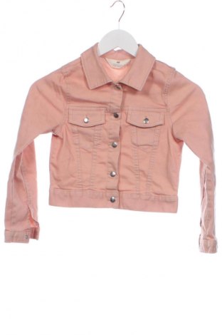 Детско яке H&M, Размер 8-9y/ 134-140 см, Цвят Розов, Цена 32,00 лв.