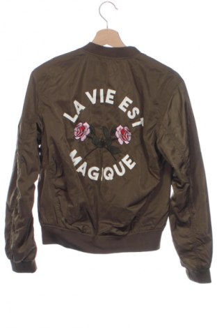 Детско яке H&M, Размер 11-12y/ 152-158 см, Цвят Зелен, Цена 17,99 лв.