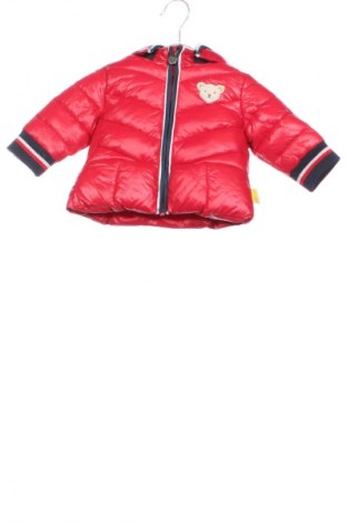 Детско яке Steiff, Размер 1-2m/ 50-56 см, Цвят Червен, Цена 174,99 лв.
