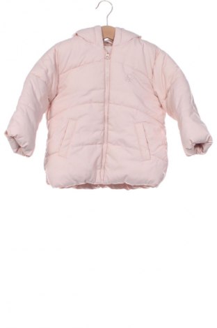 Dziecięca kurtka United Colors Of Benetton, Rozmiar 18-24m/ 86-98 cm, Kolor Różowy, Cena 103,37 zł