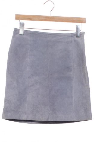 Skórzana spódnica Edited, Rozmiar S, Kolor Niebieski, Cena 197,22 zł